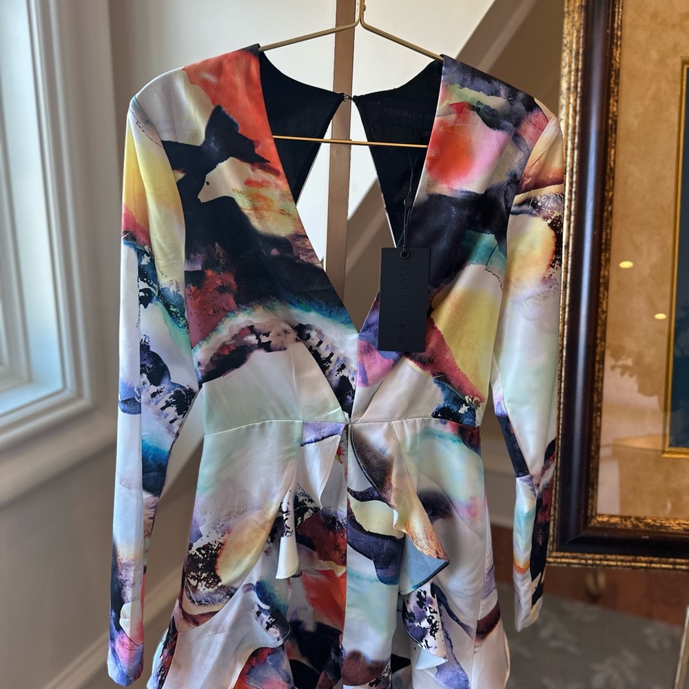 Abstract Multicolor Romper from Kendall & Kylie size small